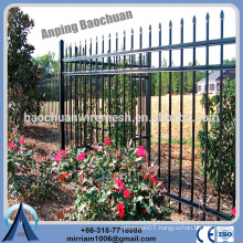 Baochuan fabulous easily cleaned steel fence/wrought iron/aluminum fence